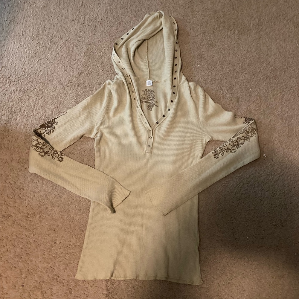 Thermal hoodie by Poof Apparel